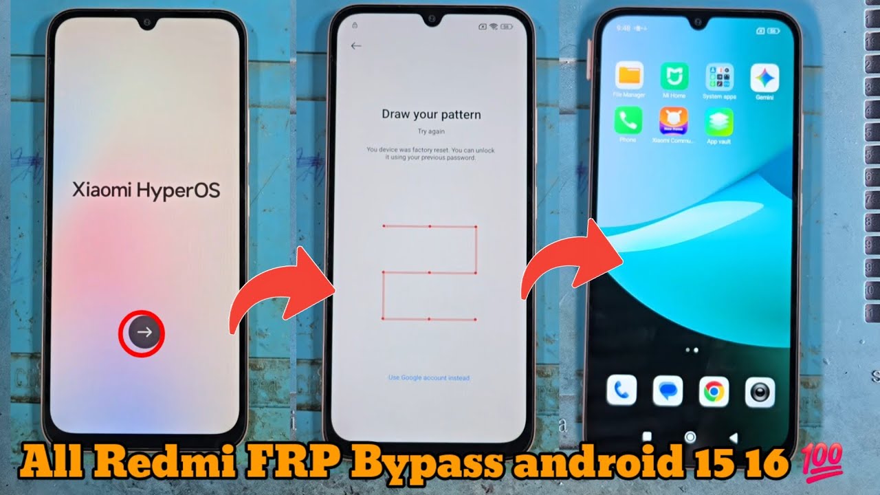 All Redmi FRP lock 🔒 bypass 💯 | ALL Redmi Google Account Bypass android15 16 