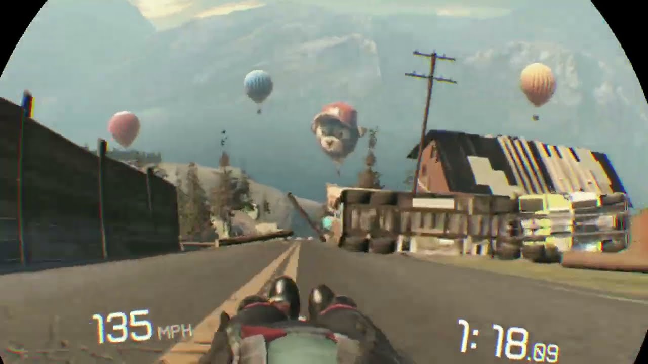 PlayStation VR WORLDS Luge 10 Second Challenge