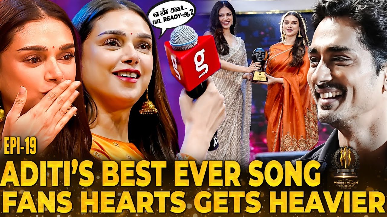 Aditi's Godly Voice 🥰 Soul Singing performance! Feel The Vibe 💖Vera Level-ல Surprise பண்ண Aditi Rao😱