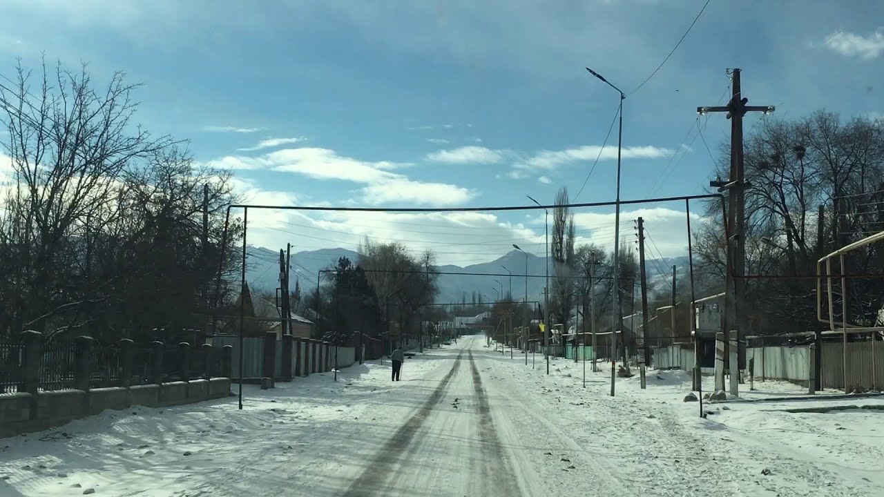 Kazakhstan. The roads. Дорога в ущелье Кастек.