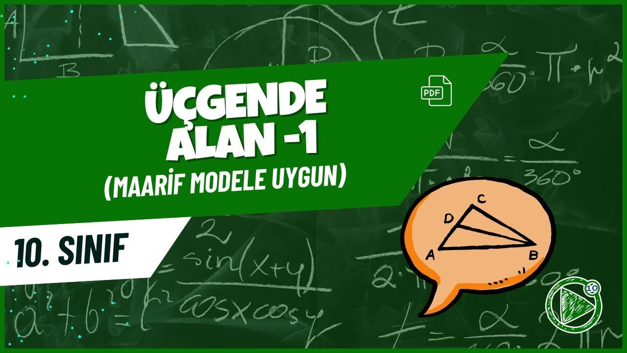 Üçgende Alan - 1 | 10. Sınıf Matematik Konu Anlatımı | 2026