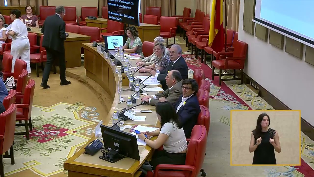 Jornada de concienciación de la Sordoceguera en el Congreso de los Diputados