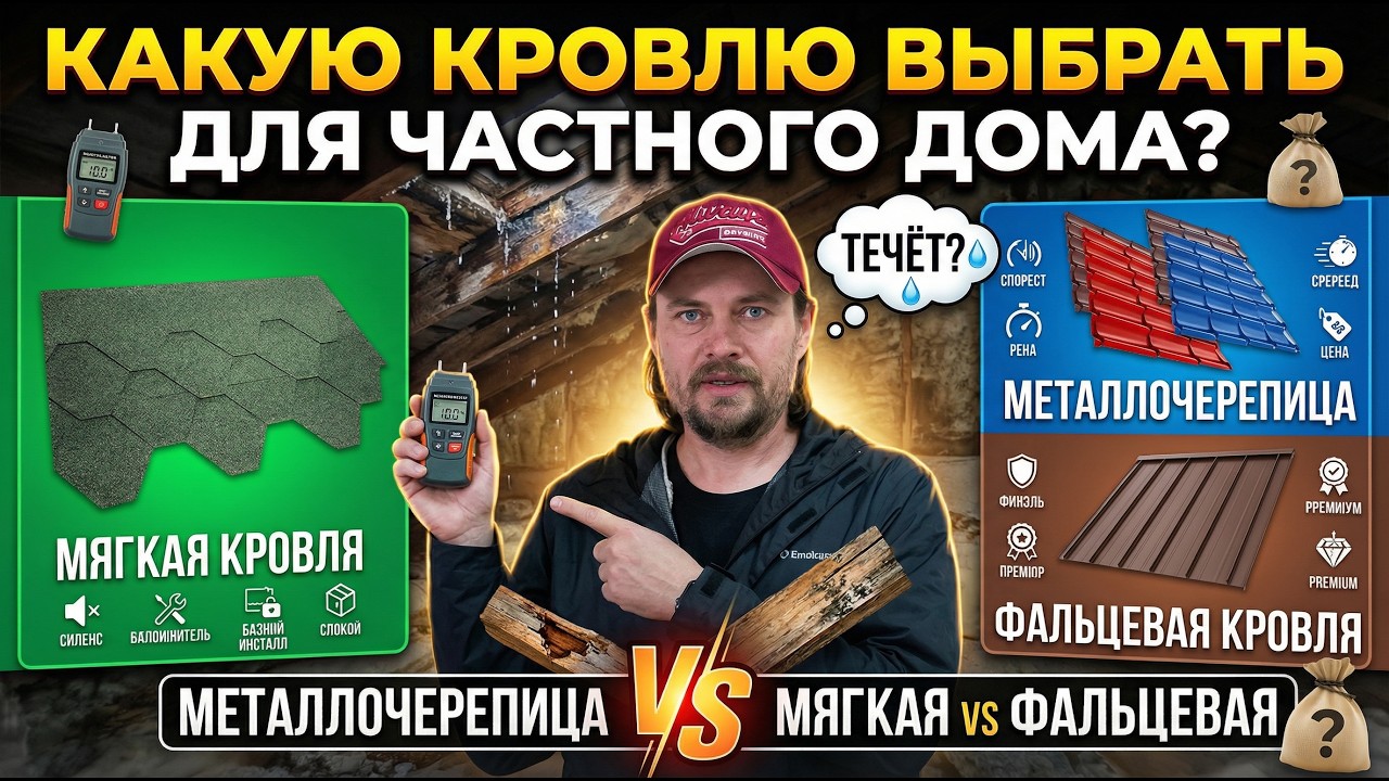 Что  нужно знать о кровельных материалах. ВИДЫ и ИХ ОСОБЕННОСТИ.