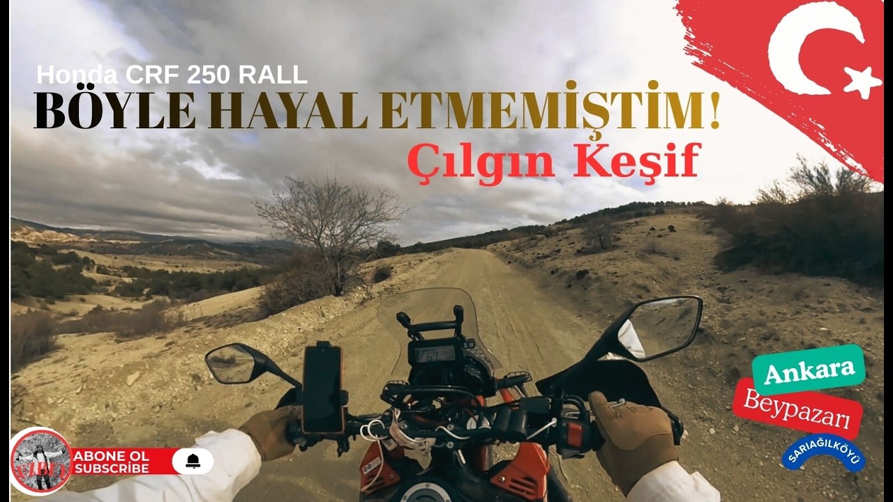 BİTİK LASTİKLE %10 EĞİM! ⛰️| 🏍️CRF 250 Rally ile Ormanda Macera #crf250rally #enduro #motoroffroad 