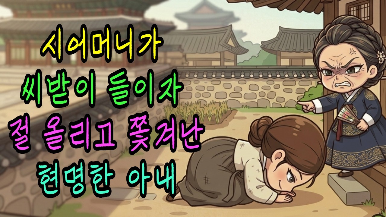 씨받이 앞세워 며느리 내쫓은 시어머니, 절 올리고 떠난 쫓겨난 지혜로운 며느리의 반전 | 옛날이야기 | 야담 | 오디오북 | 수면동화 | 민담 | 오디오북