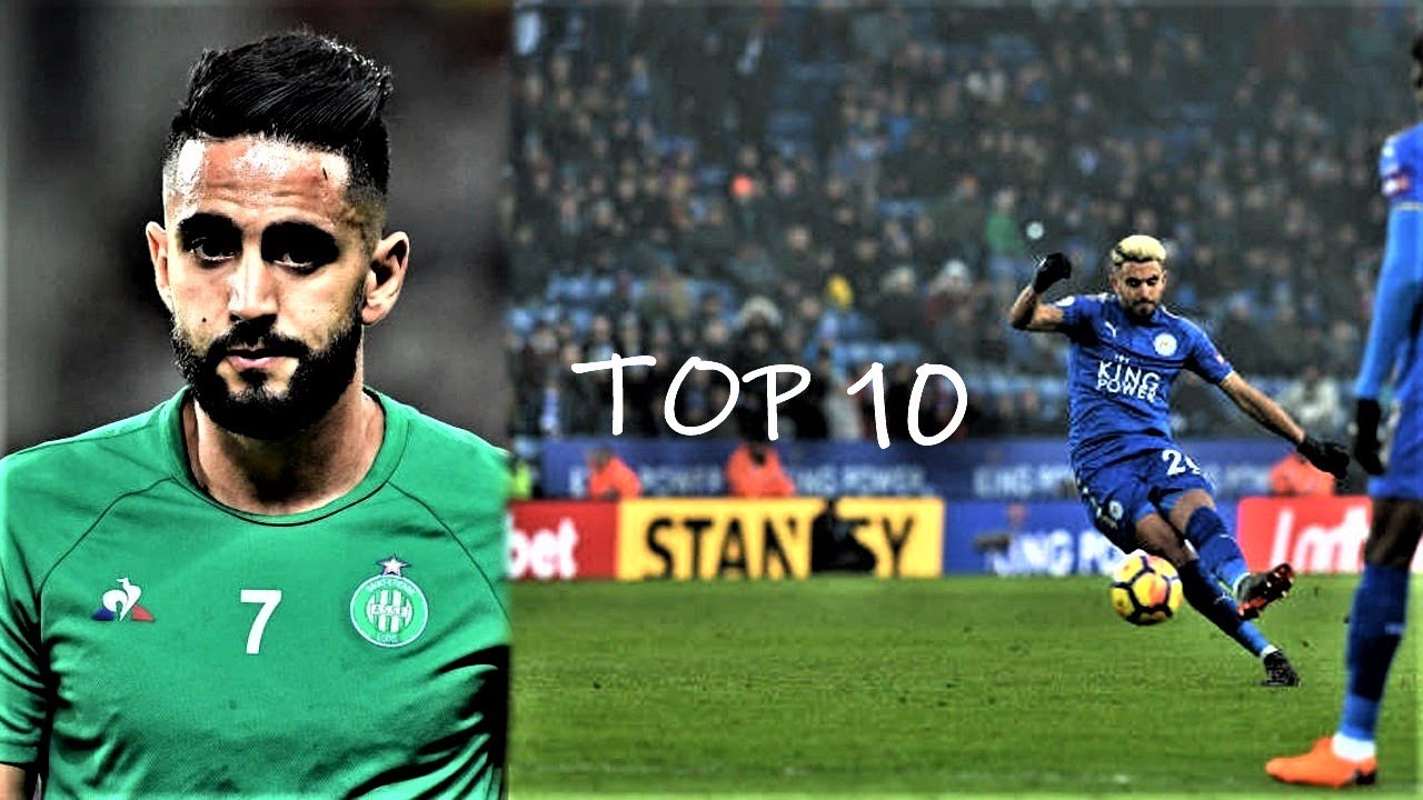 The best 10 free kicks with Algerian feet  | Global goals insulted opponents and entertained viewers