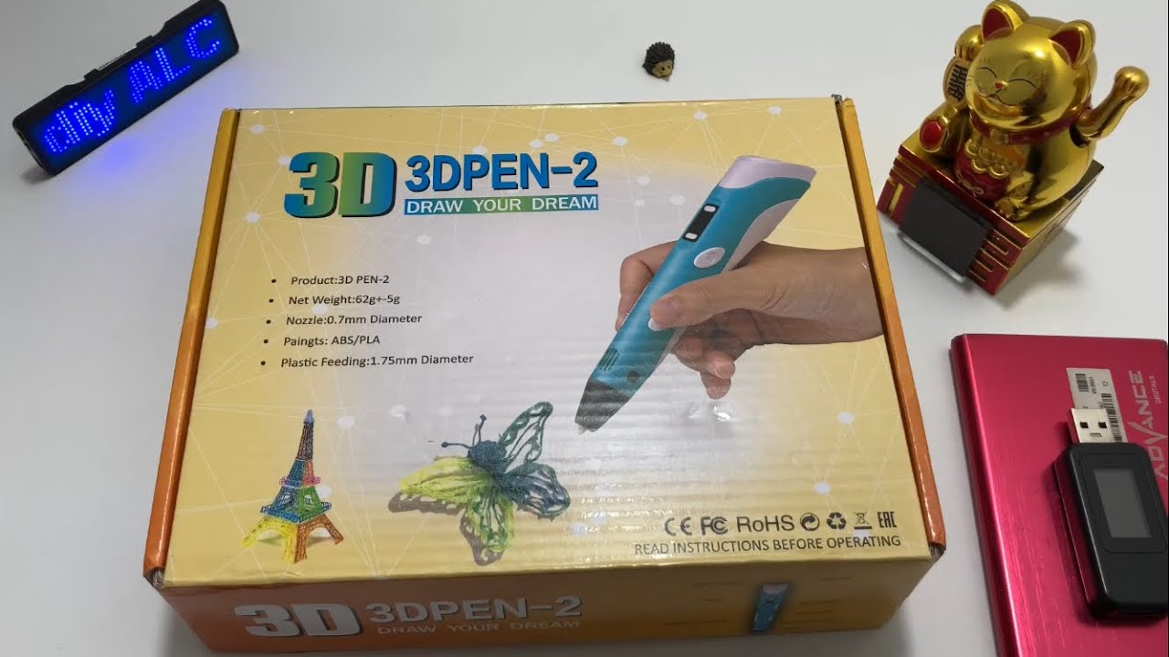 Review Pulpen Gambar 3D | 3D PEN-2 | 3D Printer Arts | 3D Printing PEN