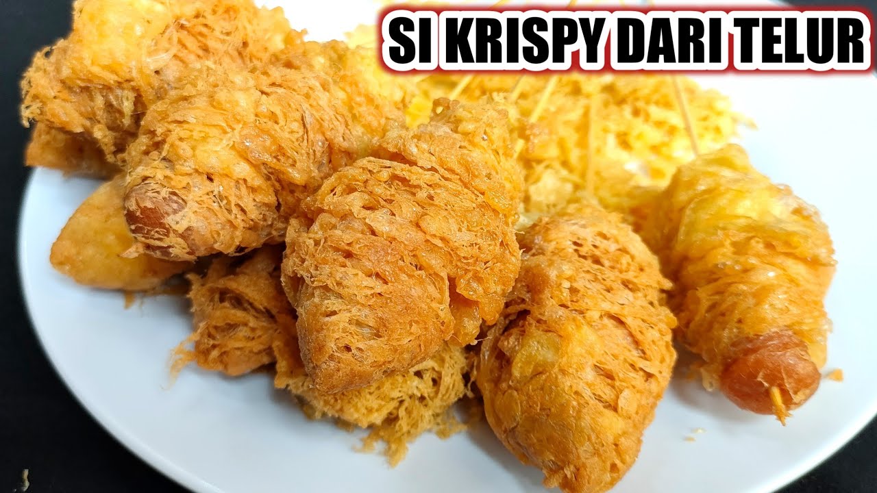 MODAL 1 BUTIR TELUR BIKIN TELUR GULUNG SUPER KRISPY!!  BELUM BANYAK YANG TAU DIJAMIN ANTI GAGAL