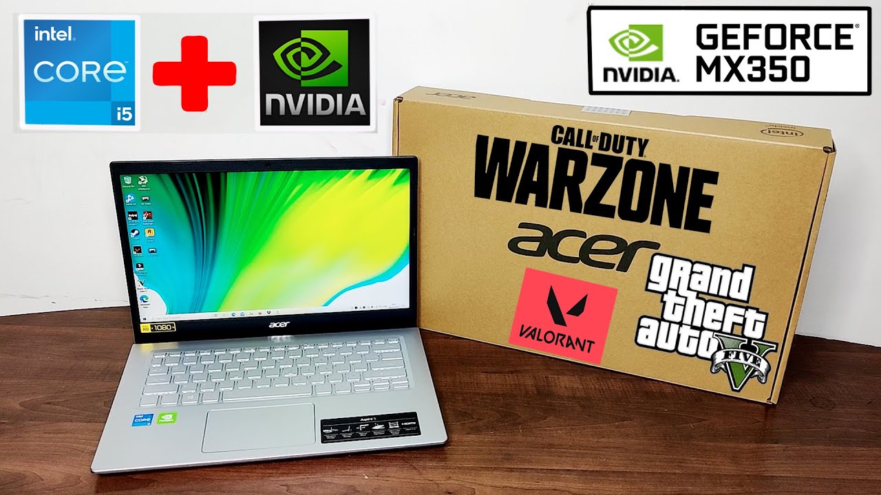 Acer Aspire 5 2021 - i5 11th Gen + MX350 | Unboxing & Review | 3 Games Tested | Thin & Light 🔥