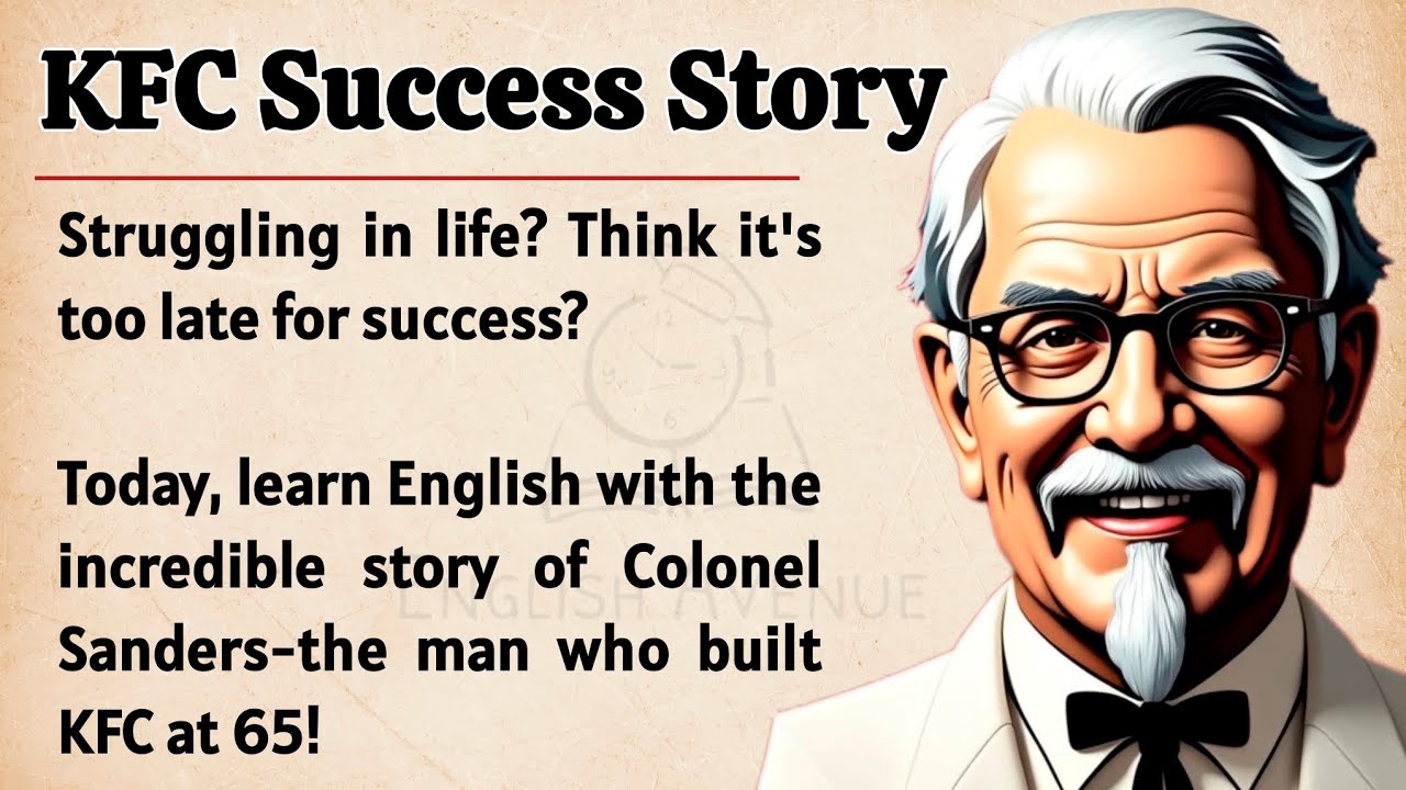 KFC Success Story || Learn English Through Story Level 2 🔥 || Graded Reader || Improve Your English✅