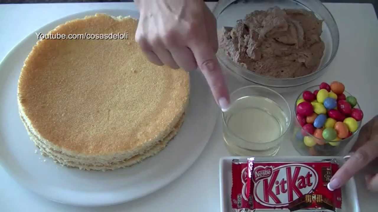 Torta con Golosinas #M&M #KitKat - Distribuidor de Golosinas