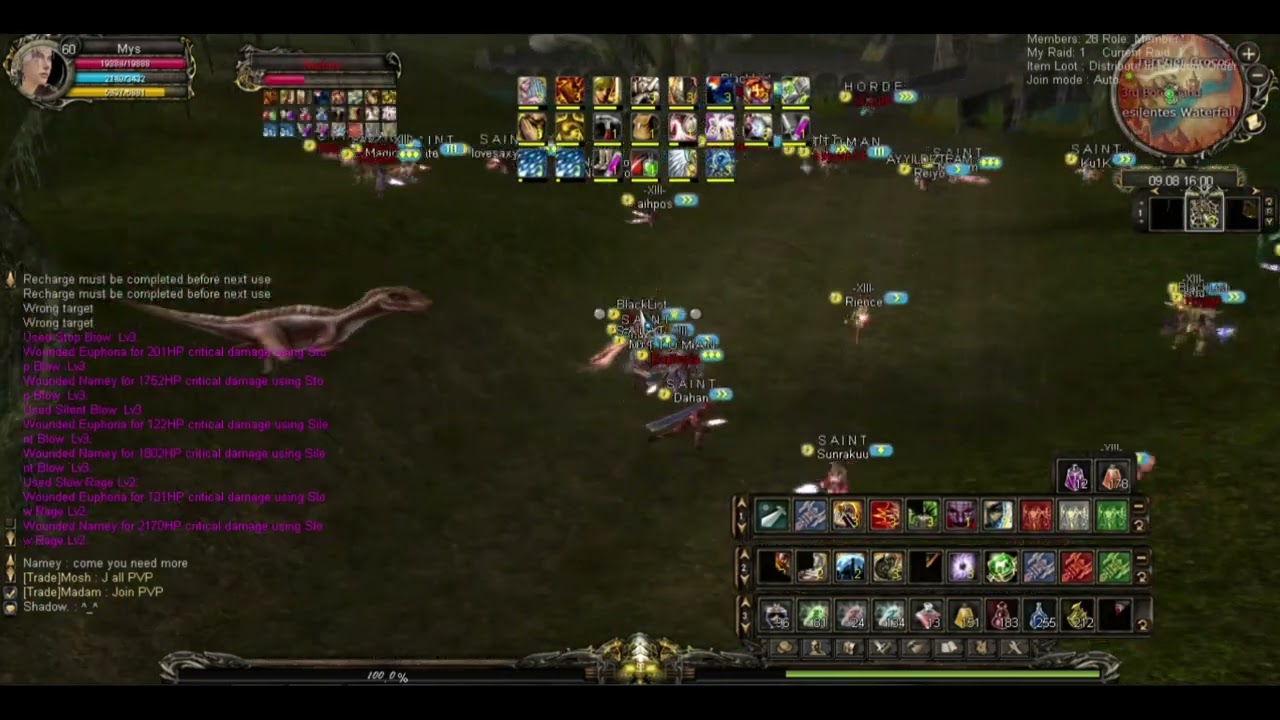 Shaiya Classic pvp jungle Mys Battle Def p3