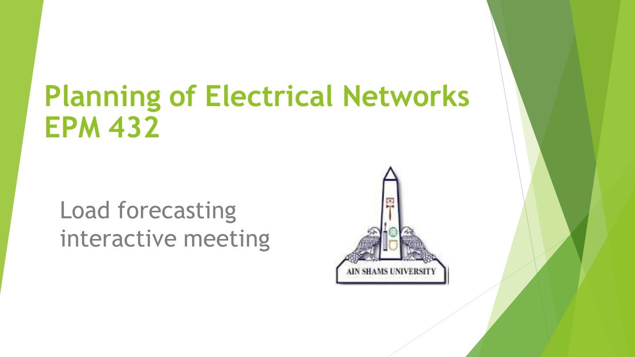 Planning: Load forecasting interactive meeting