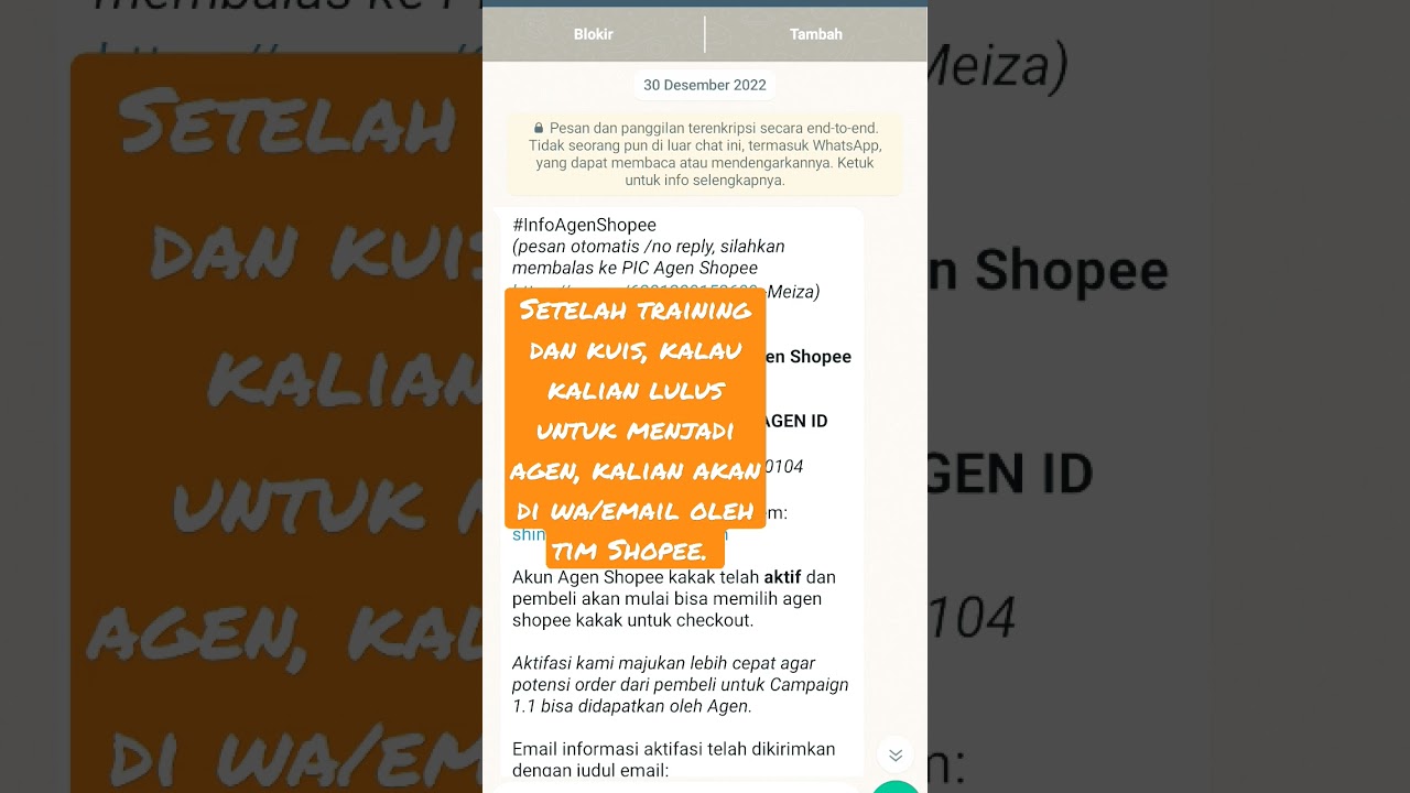 lolos menjadi agen Shopee setelah mengikuti training dan kuis #shopee #jualanonline #agenshopee