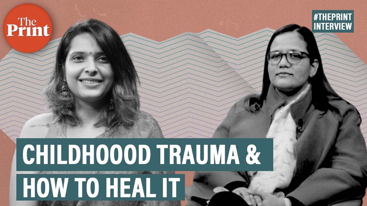 How does childhood trauma show up in adults