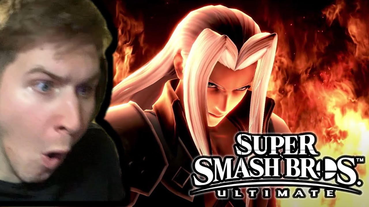 Sephiroth Smash Bros Ultimate Reveal Trailer REACTION!