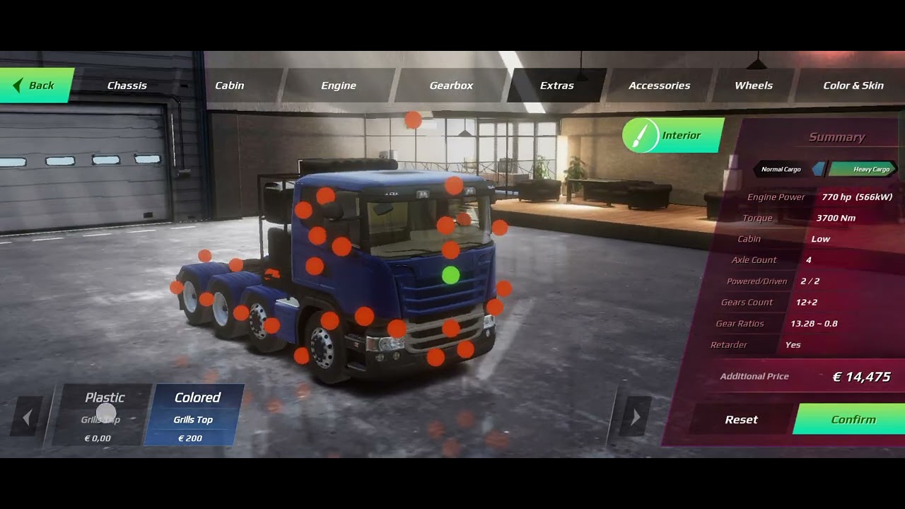 Truck drive part 2 very hard level modification in game very realistic #viral #automobile 