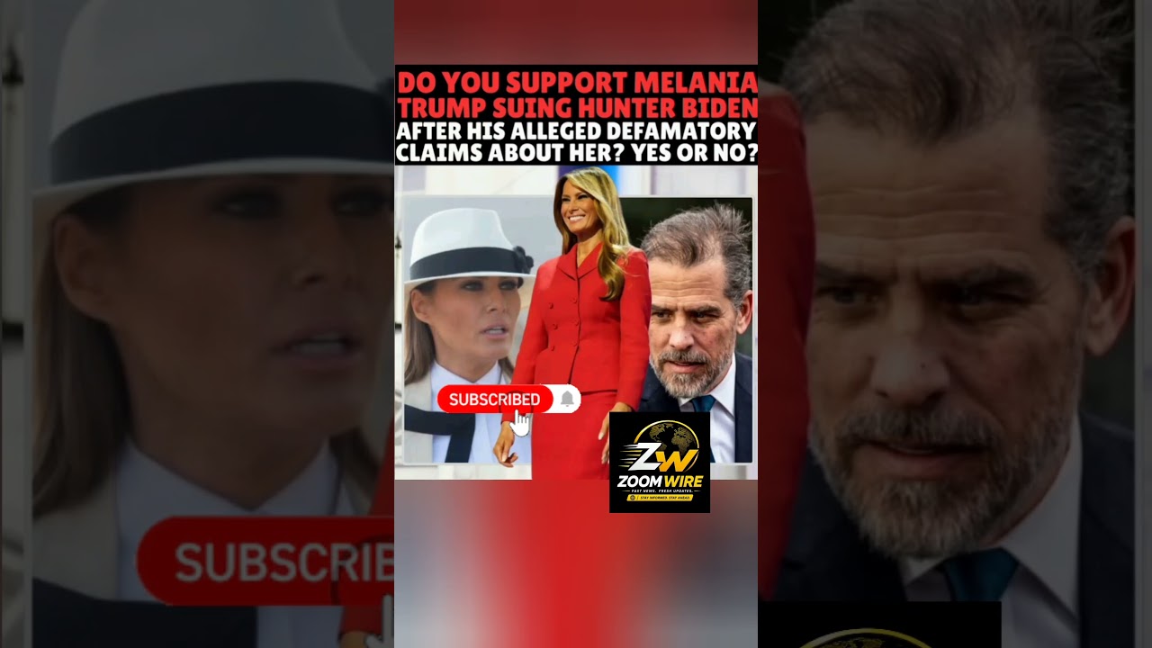 Melania Trump vs. Hunter Biden? A New Legal Battle? 🚨 #MelaniaTrump #HunterBiden #News #Shorts