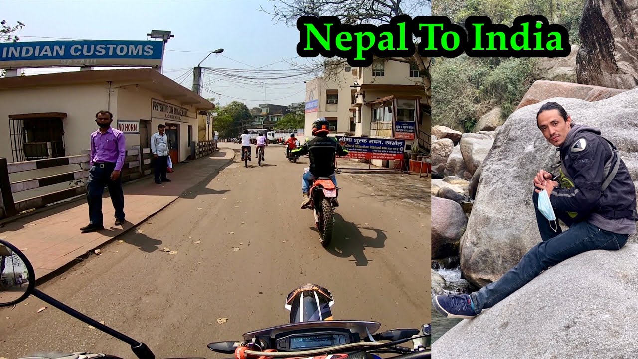 Kathmandu To India / International Ride / Holi Vlog