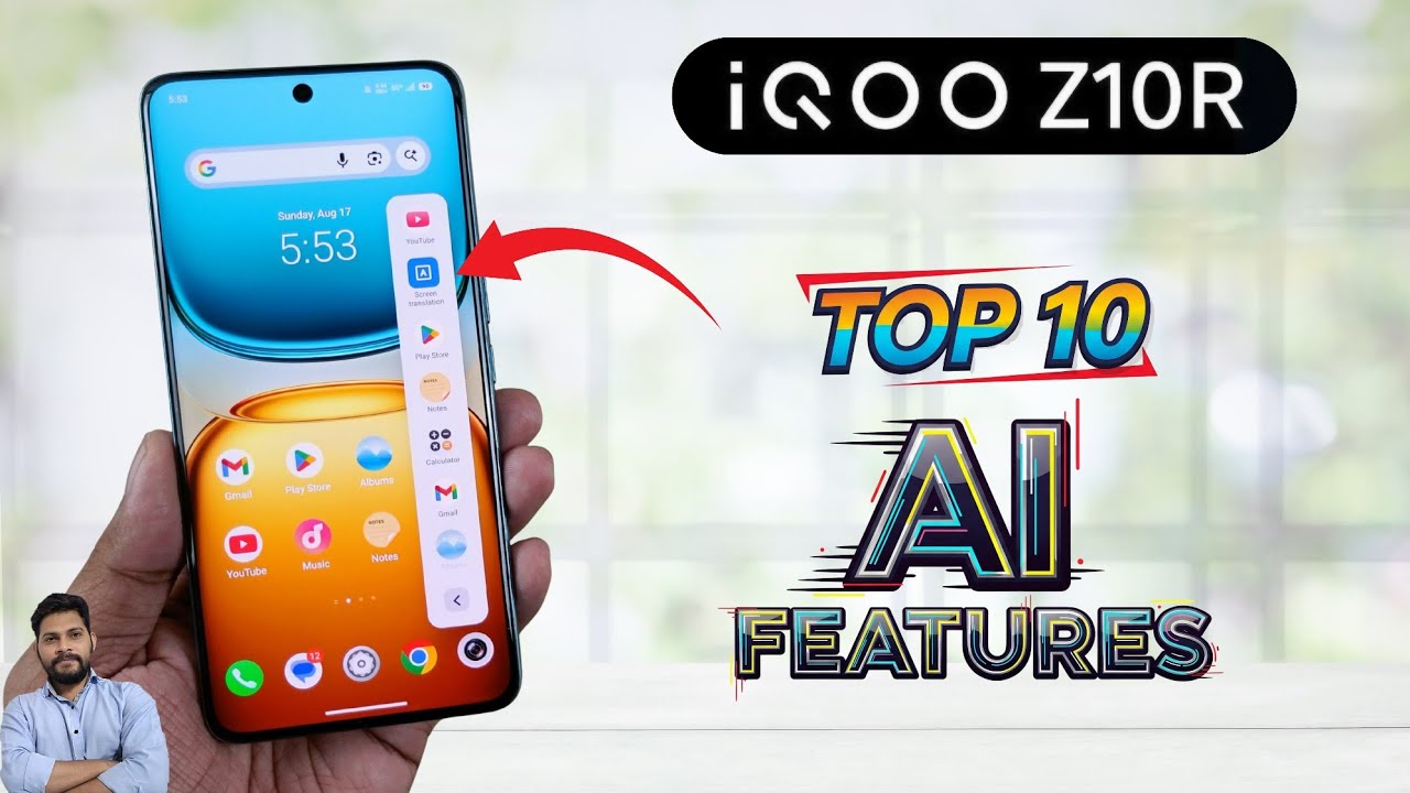 iQOO Z10R 5G: 10 лучших функций искусственного интеллекта, которые вы должны использовать в своем...