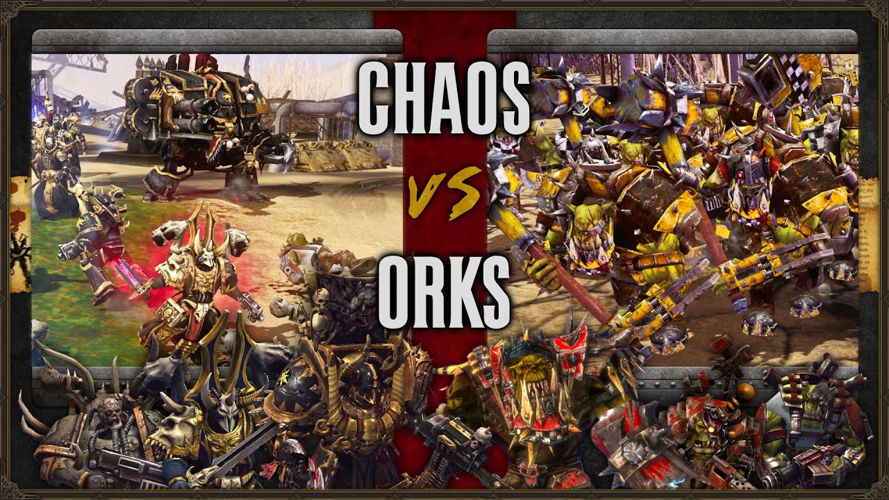 Warhammer 40,000: Dawn of War 2 - Faction Wars 2024 | Chaos Space Marines vs Orks