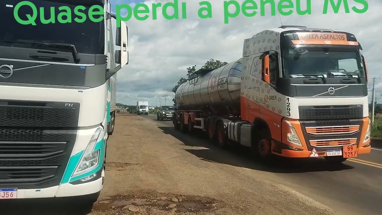 Quase perdi o pneu 