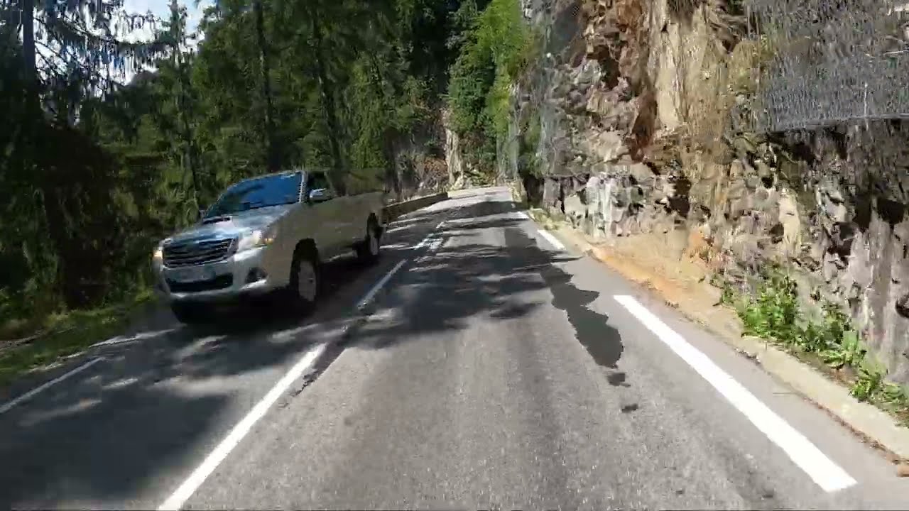 Fahrt über die Route de Grand Alpes nach Albertville Teil 3 VP09