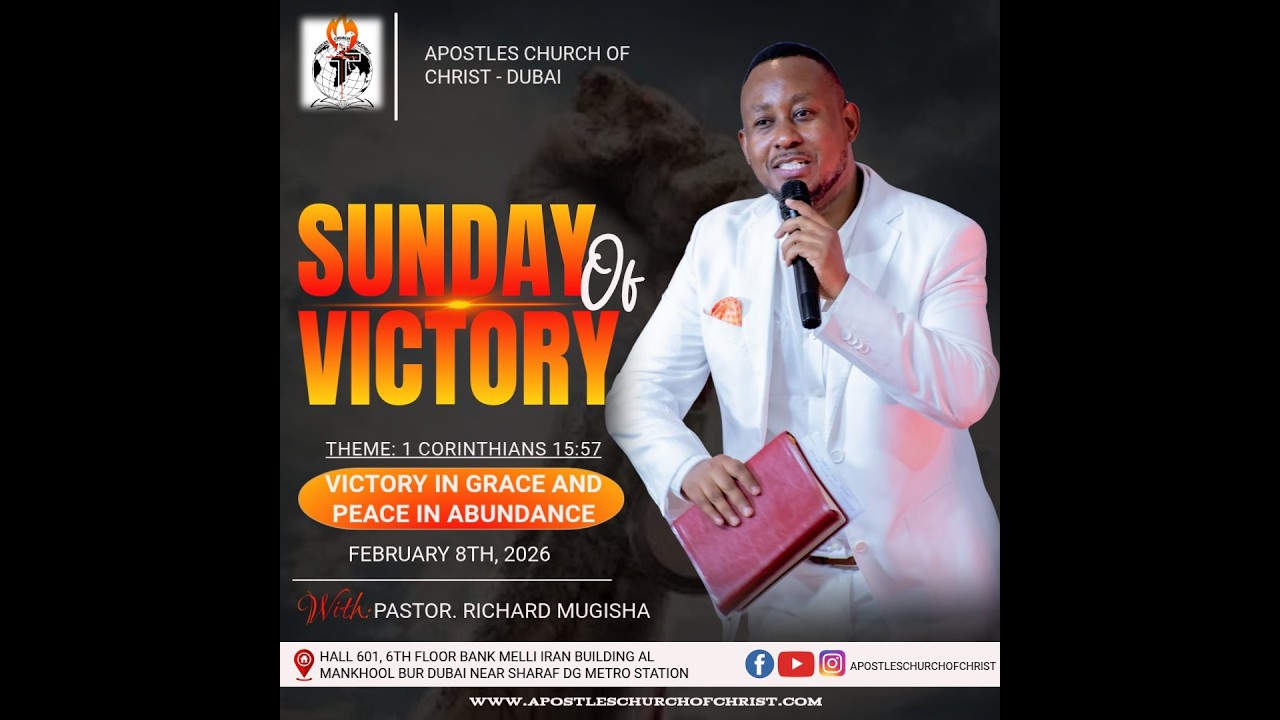 VICTORY IN GRACE AND PEACE IN ABUNDANCE BY PASTOR RICHARD MUGISHA  08-02-2026