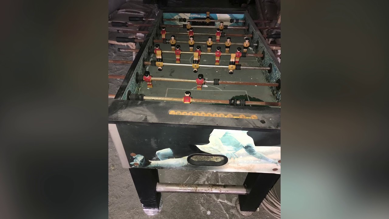 Restoring Foosball table.