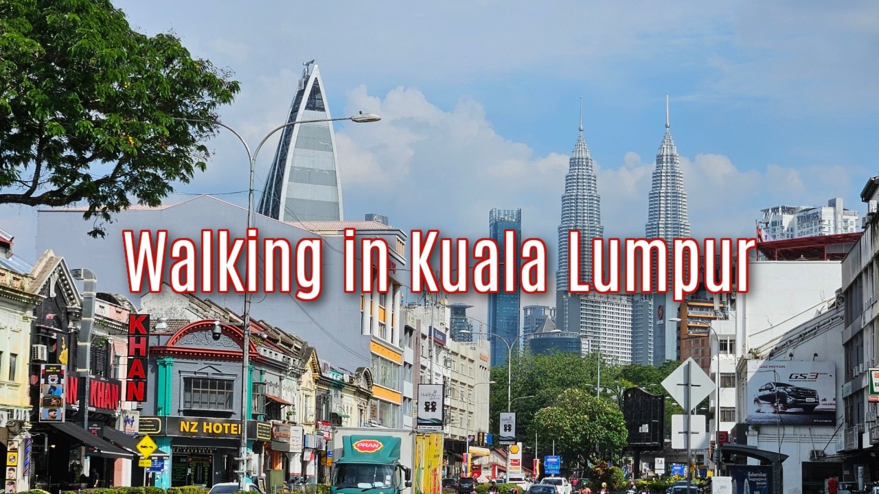 Walking in Kuala Lumpur, Malaysia. Afternoon stroll around the Chow Kit neighborhood (March 2026)