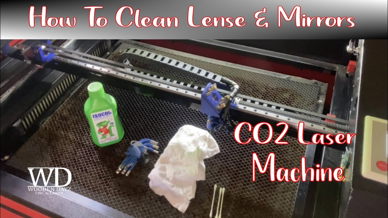 How to clean your lense & mirrors on C02 laser machine!!