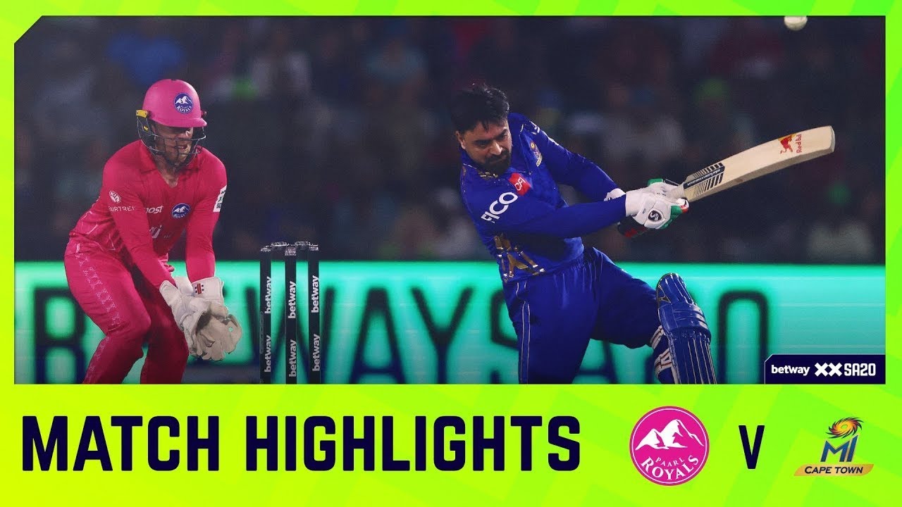 Paarl Royals vs MI Cape Town | Match 10 Highlights | Betway SA20