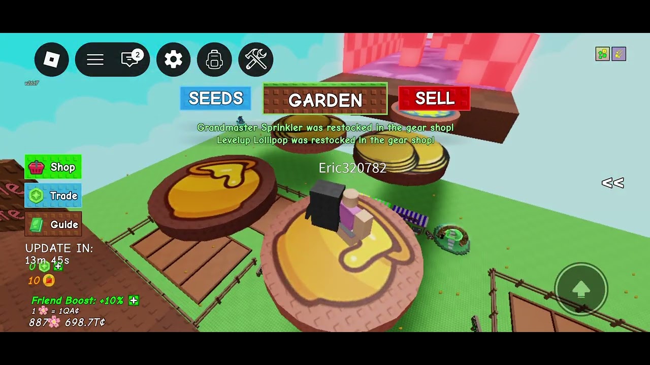 Grow a garden admin abiuse 