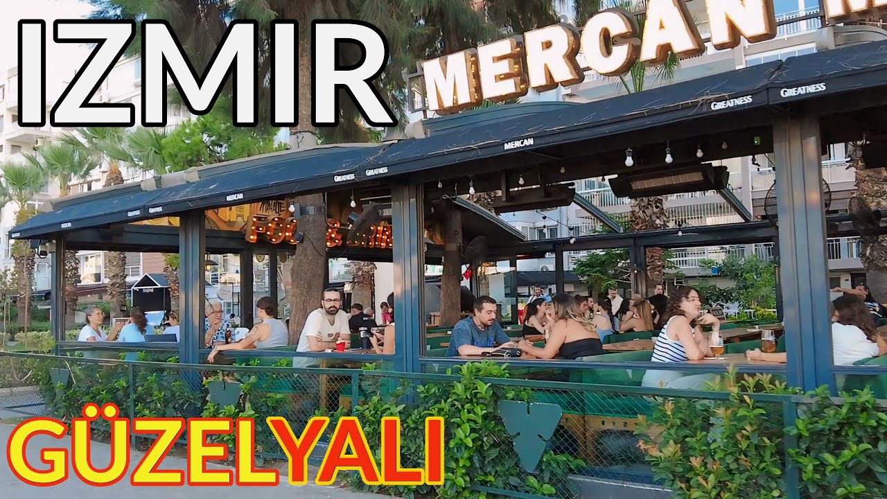 Explore İzmir's Güzelyalı: Streets, Pubs & Waterfront 🇹🇷 (4K Walking Tour)