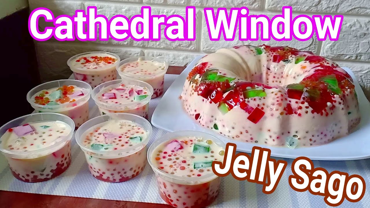 Cathedral Window Jelly Sago