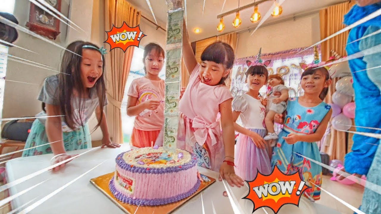 น้องถูกใจ | เค้กซ่อนเงิน เซอร์ไพรส์วันเกิดน้องถูกใจ