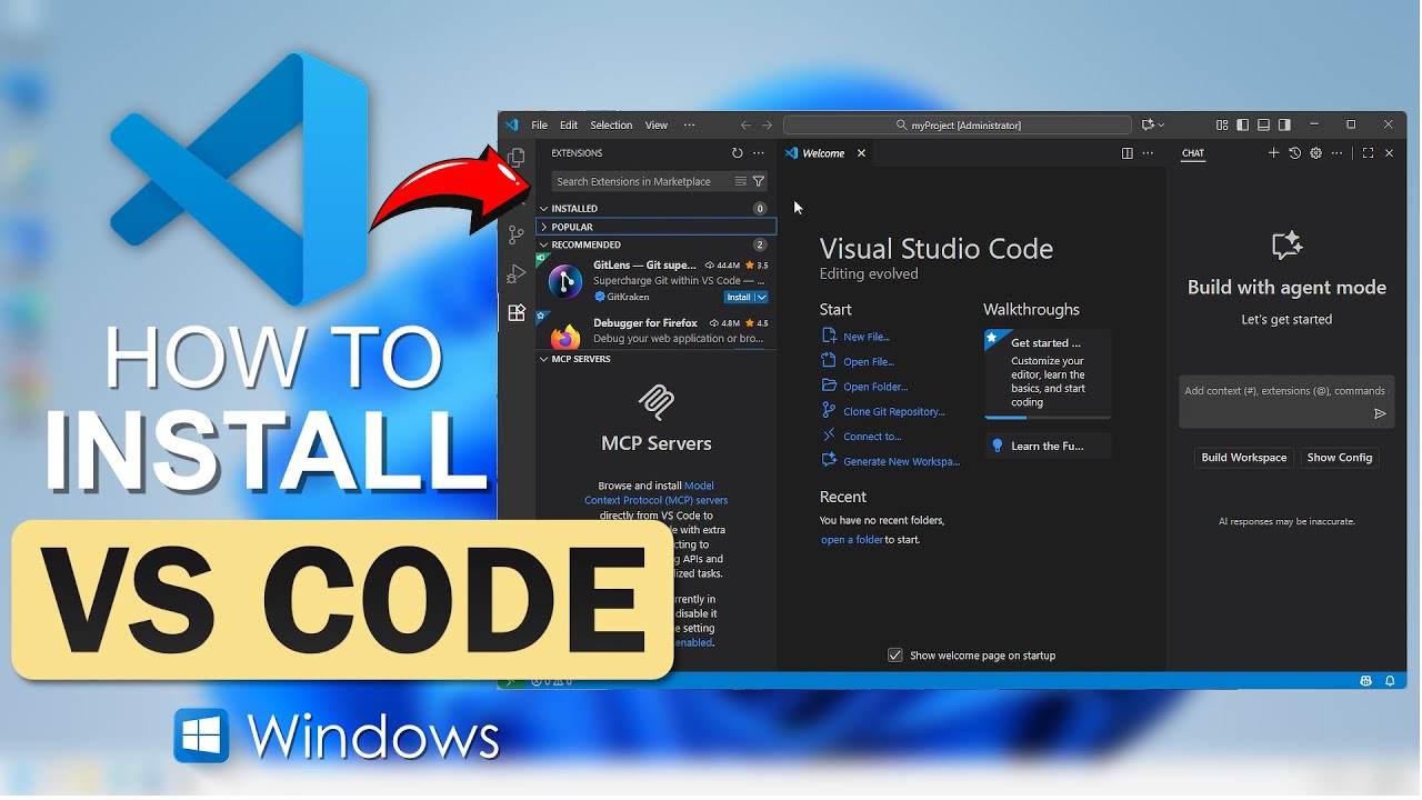 Как установить Visual Studio Code в Windows 10/11 (пошаговое руководство)