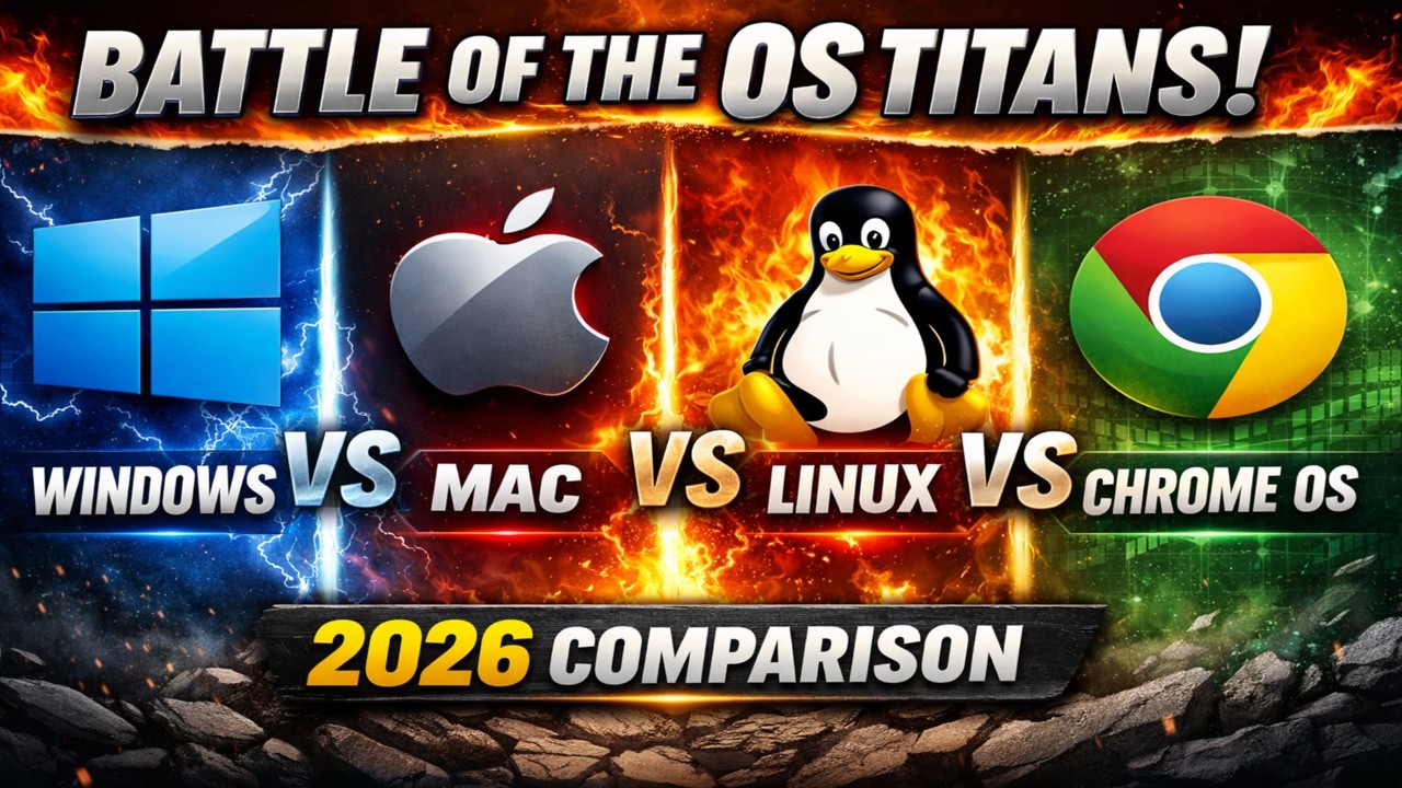 Битва титанов операционных систем: Windows против Mac против Linux против Chrome OS – сравнение 2...