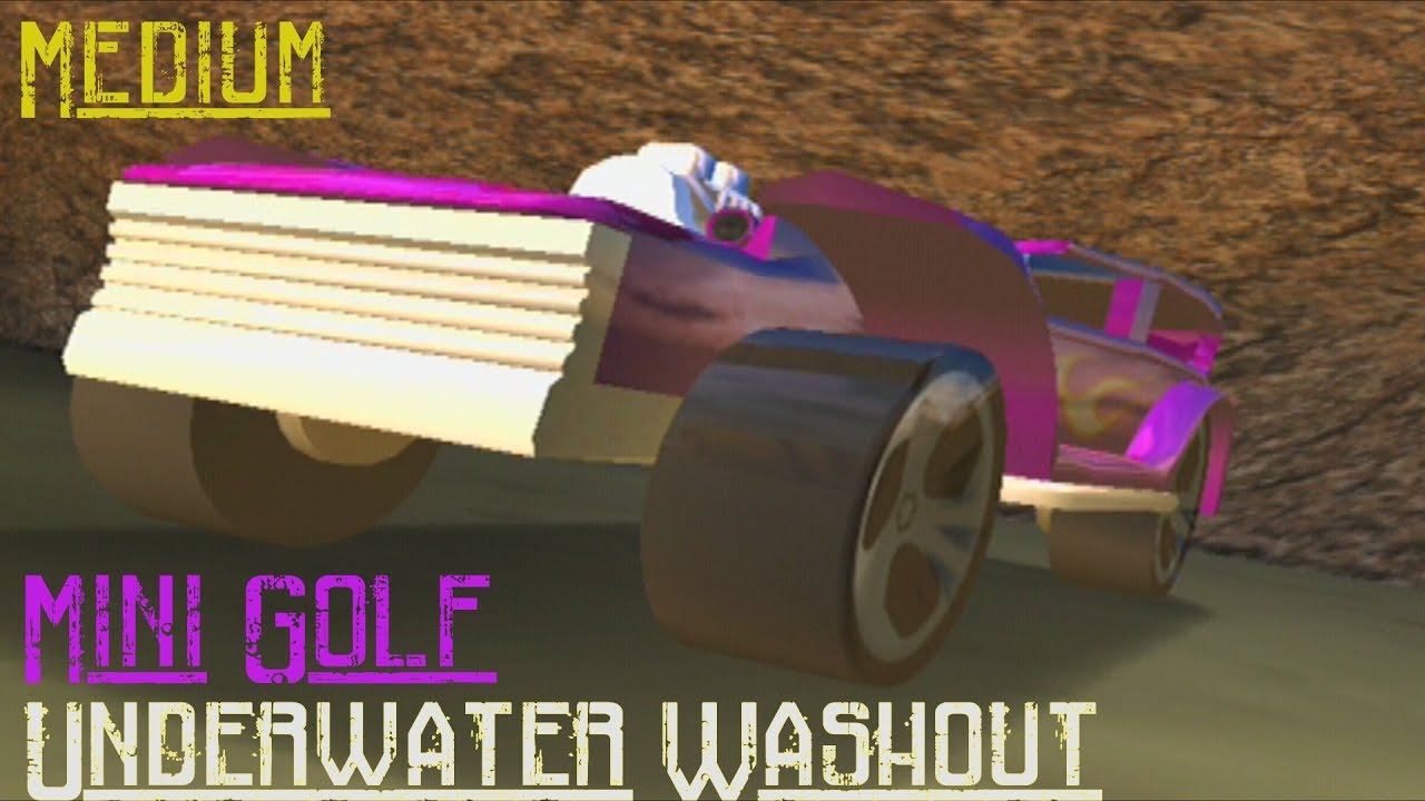 Hot Wheels: Beat That! Mini Golf: Quickrace: Underwater Washout (Medium)
