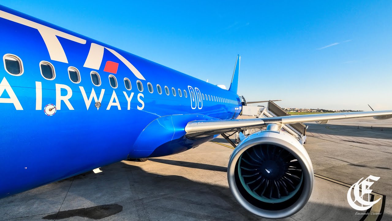 TRIP REPORT | ITA AIRWAYS New A320 Neo| Brindisi Casale - Rome Fiumicino  | Tested and appreciated!