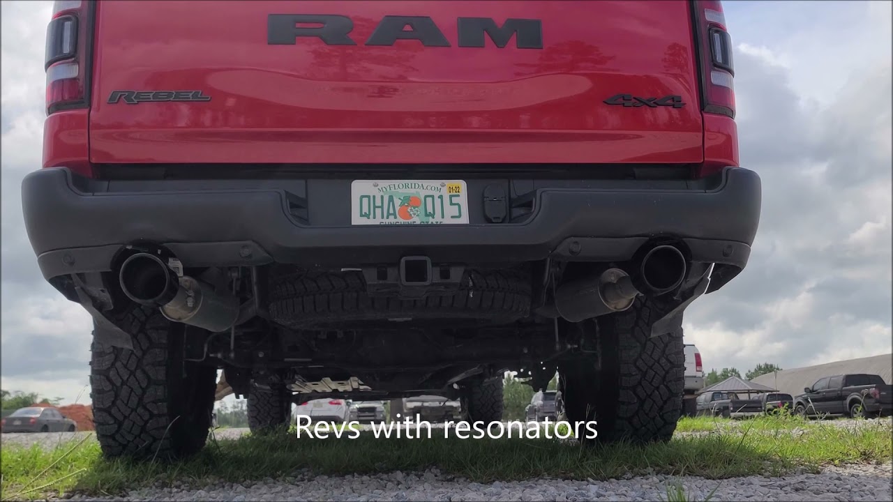 2021 RAM Rebel Flowmaster 40 series no resonators