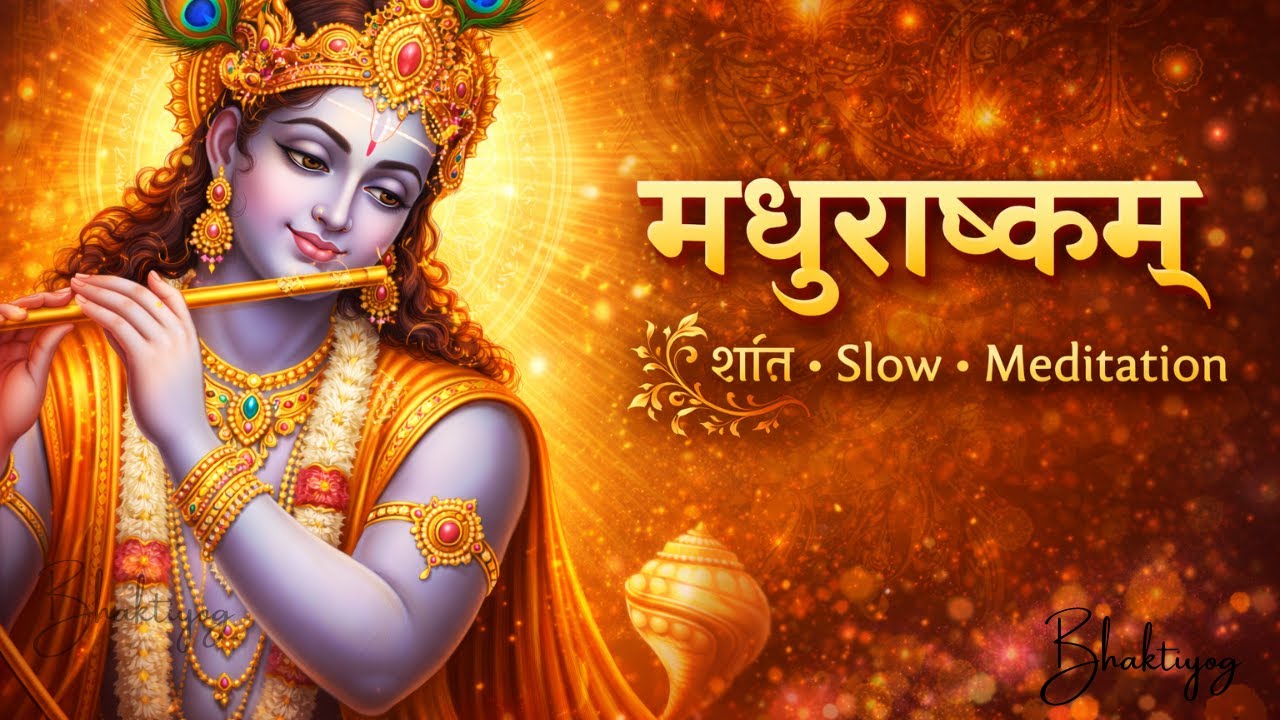 मधुराष्टकम्  में खो जाओ🙏| इतना शांत कृष्ण भजन पहले नहीं सुना होगा | Madhurashtakam#PeacefulKrishna