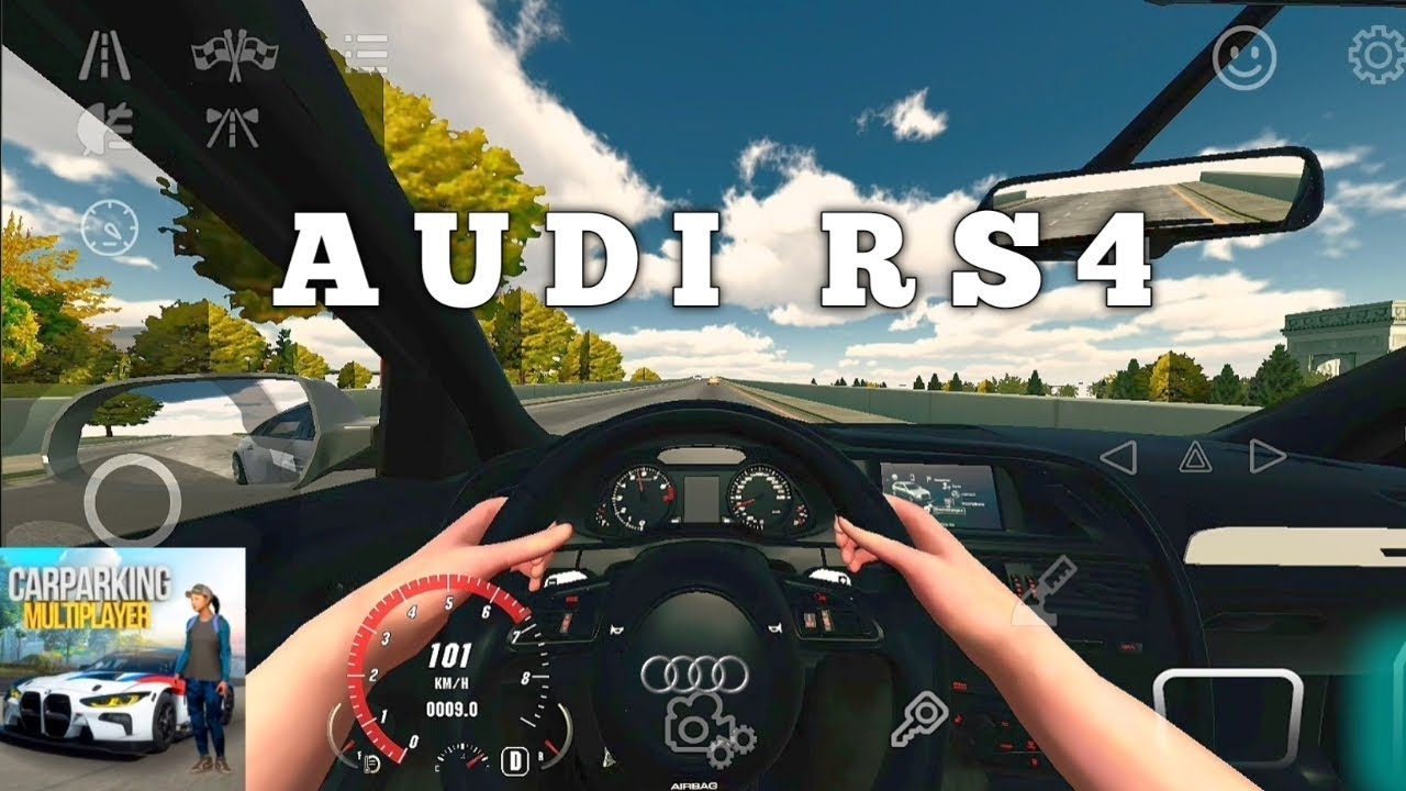 Pov drive Audi RS4 Avant in Car Parking Multiplayer (CPM1) Gameplay