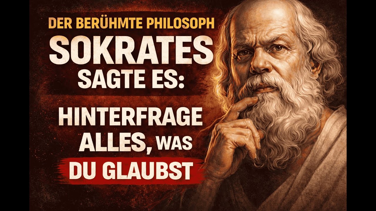 Nach Sokrates ist es wichtig, alles zu hinterfragen, woran wir glauben.