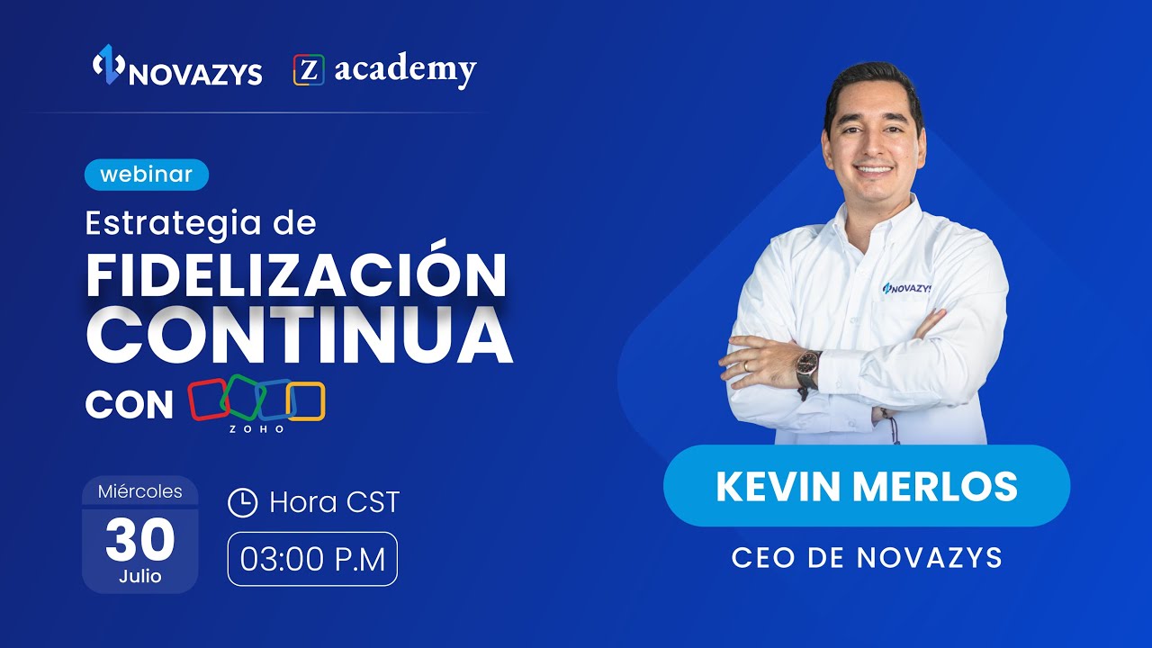 Tutorial de Fidelización de Clientes con ZOHO / webinar