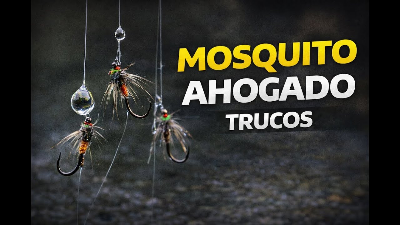 Pesca con mosquito ahogado | Trucos y consejos que funcionan