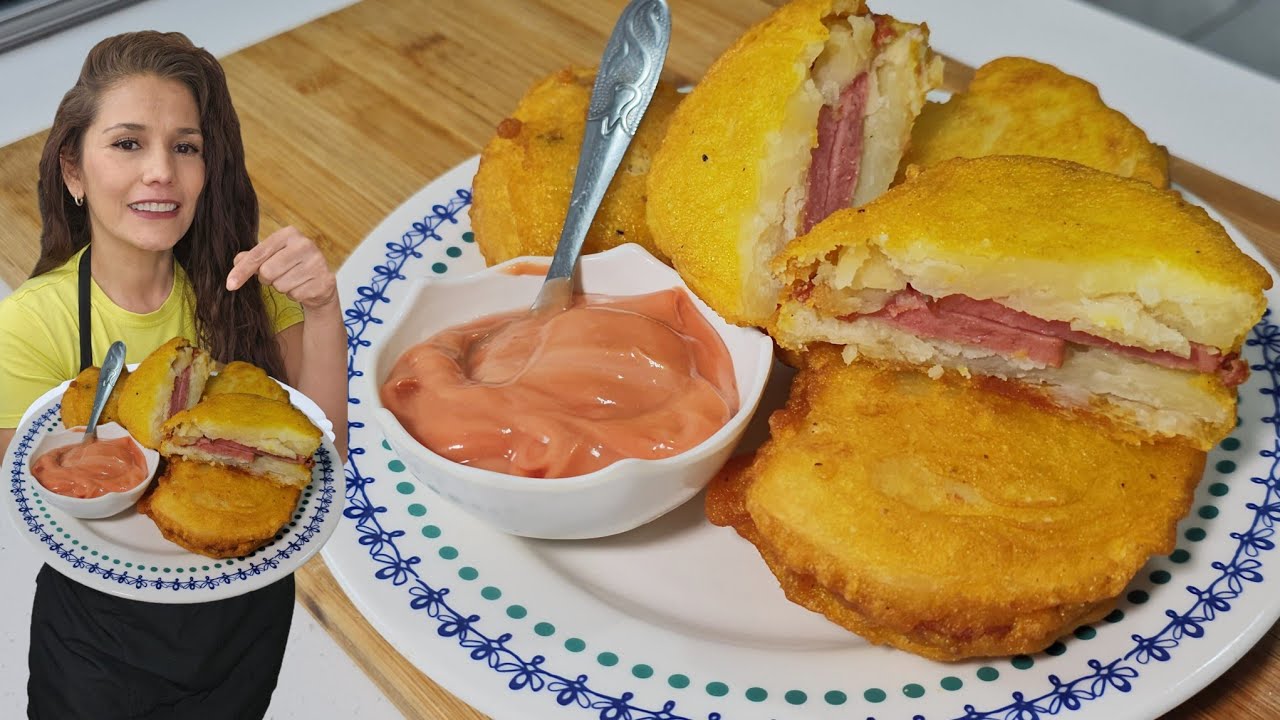 PAPA ABORRAJADA con SALCHICHÓN — Receta fácil, crocante y bien colombiana 🇨🇴