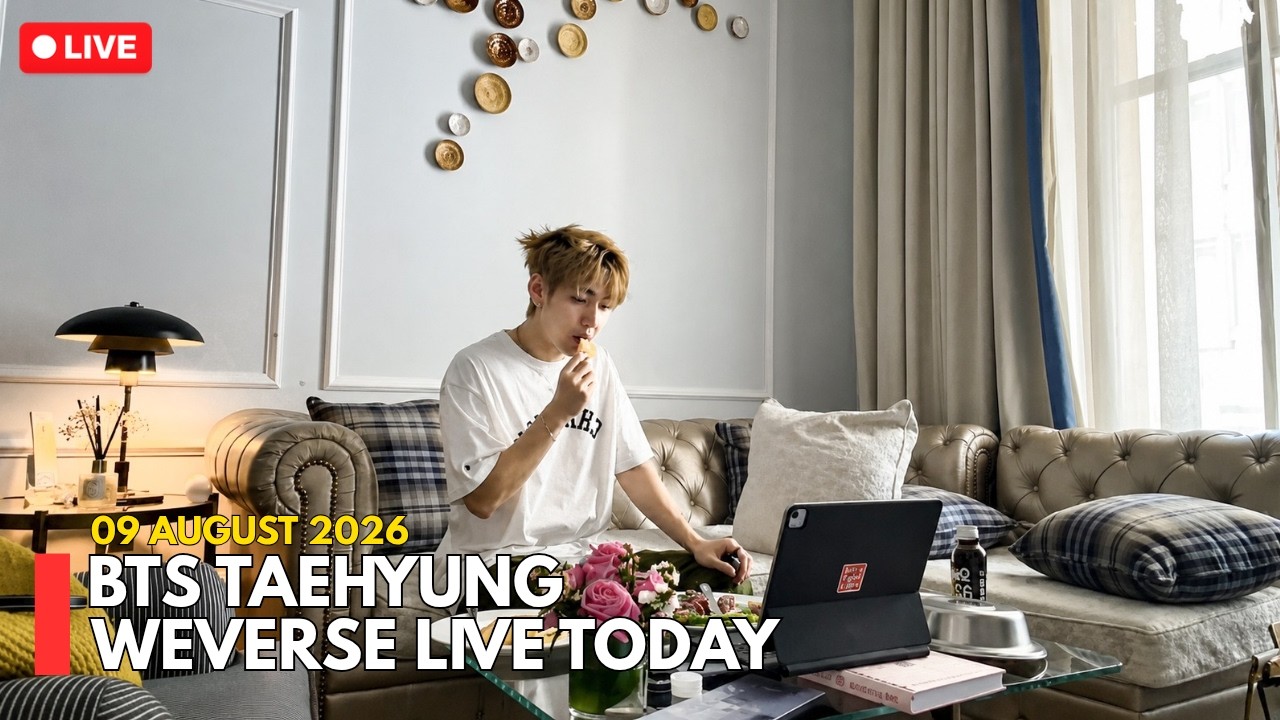 🔴[ALL SUB] BTS V  Full Weverse Live Today (09.08.2026) I BTS V Live