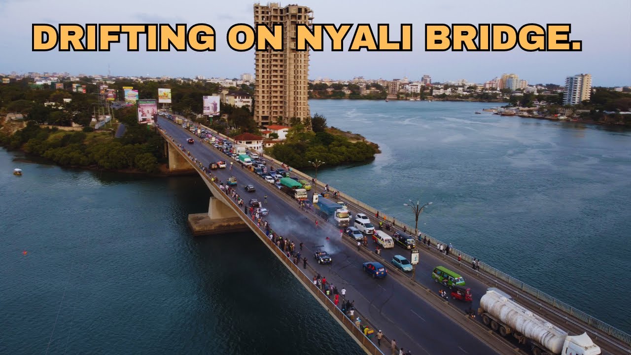 Drifting on Nyali Bridge at the grand finale of UN World Tourism Week in Mombasa.
