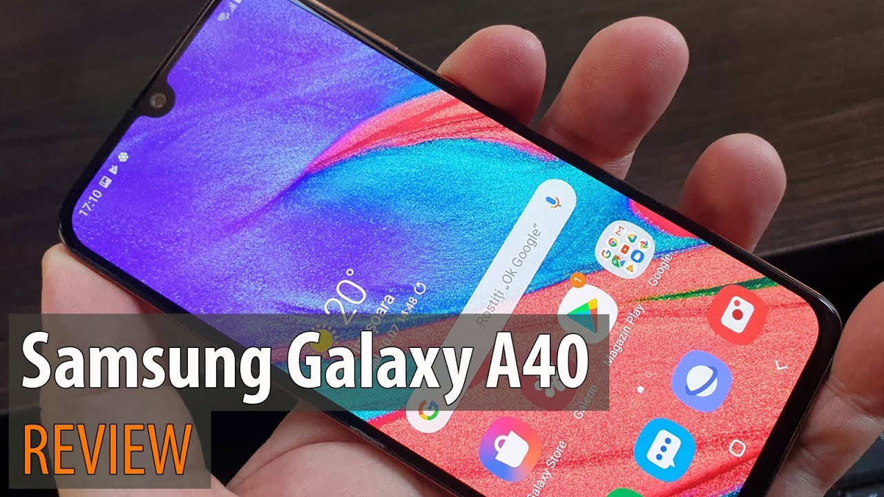 Обзор Samsung Galaxy A40 (средний смартфон с двойной камерой, цвет коралловый)